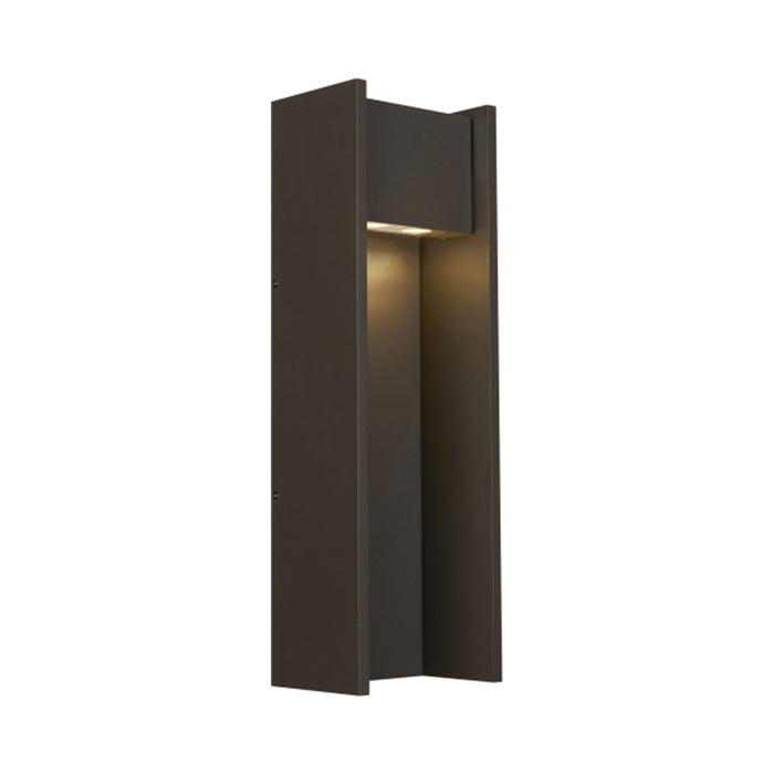 Zur 24 Outdoor LED Wall Light in Bronze.